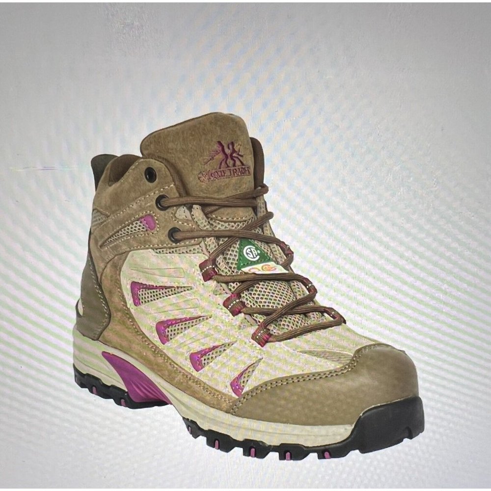 Moxie Trades Women’s Two Tone Lightweight Safety Hiker Work Boots Size 7.5 NIB